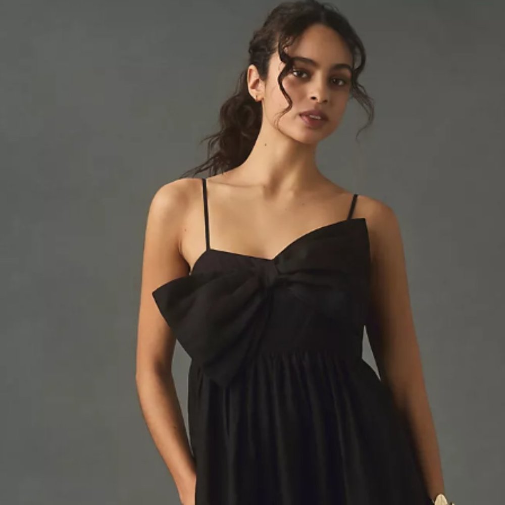 Anthropologie black jumpsuit